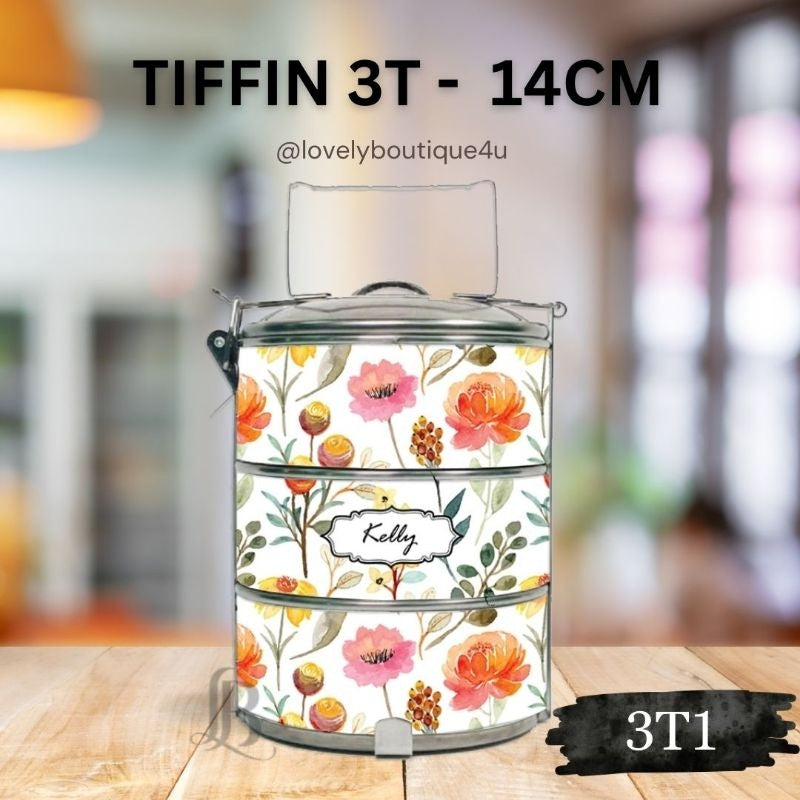 Mangkuk Tingkat Custom 14 cm – 3 Tingkat