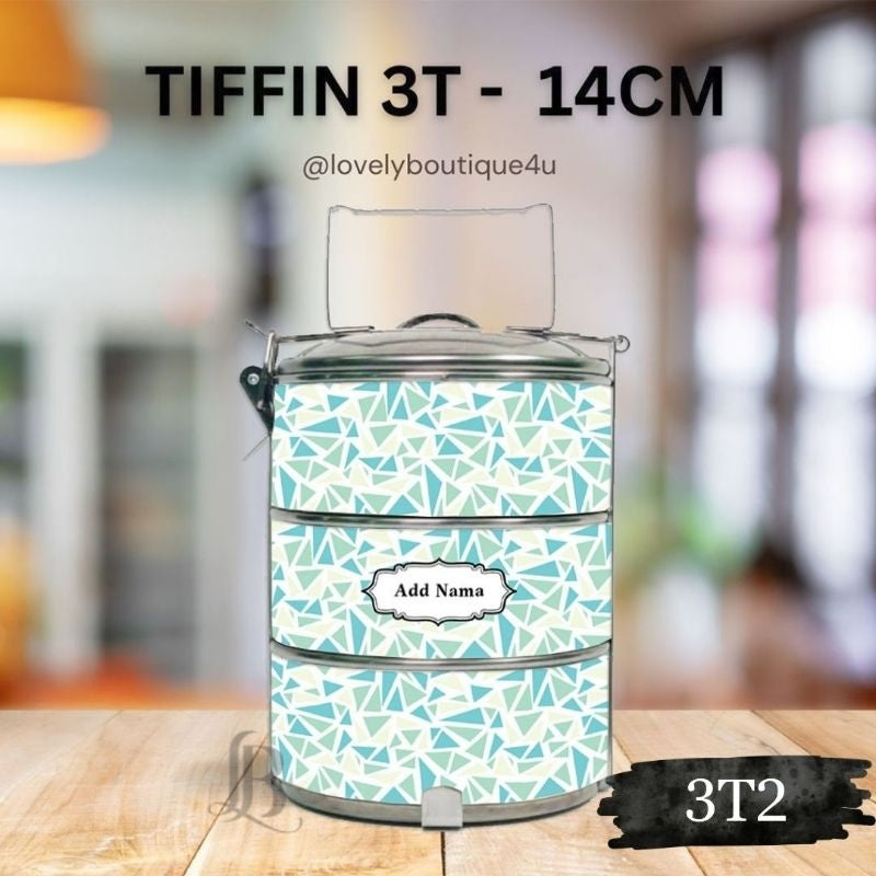 Mangkuk Tingkat Custom 14 cm – 3 Tingkat
