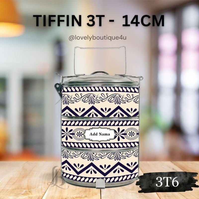 Mangkuk Tingkat Custom 14 cm – 3 Tingkat
