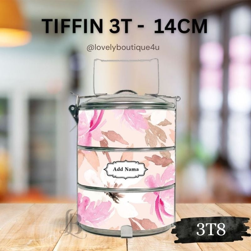 Mangkuk Tingkat Custom 14 cm – 3 Tingkat
