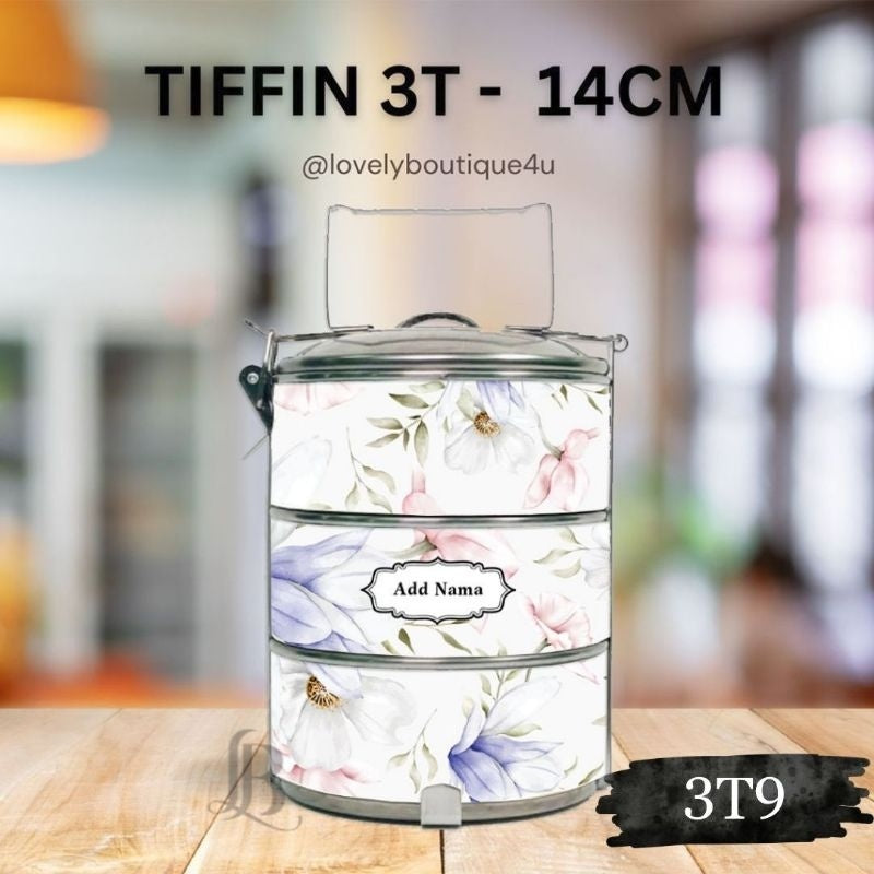 Mangkuk Tingkat Custom 14 cm – 3 Tingkat