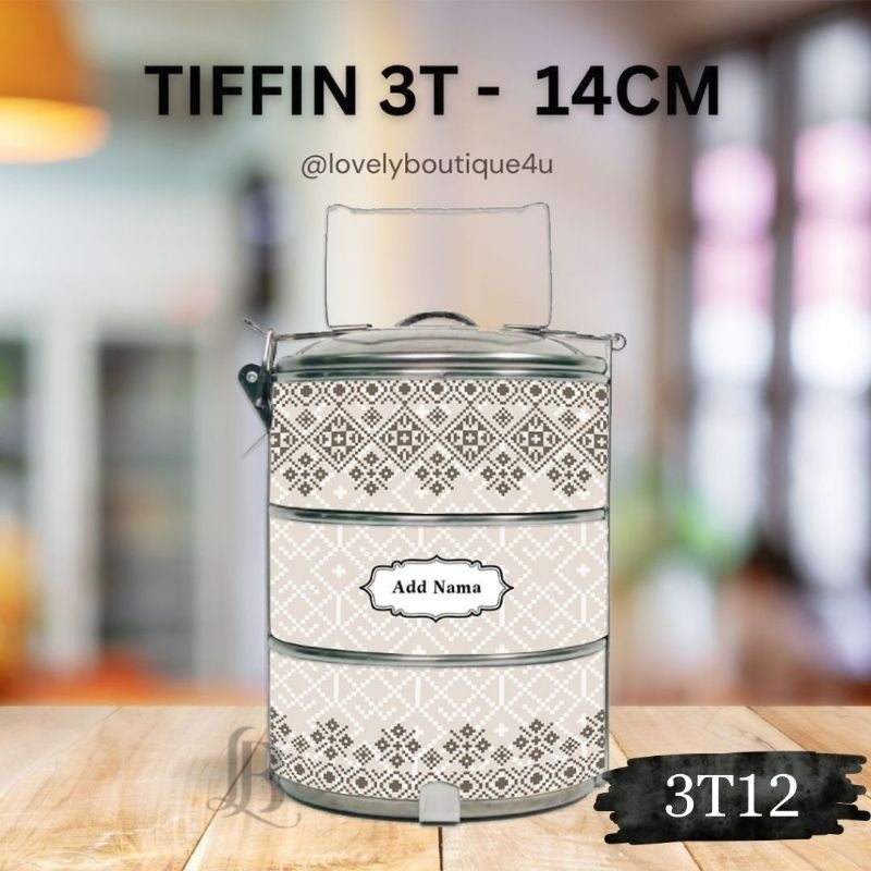 Mangkuk Tingkat Custom 14 cm – 3 Tingkat