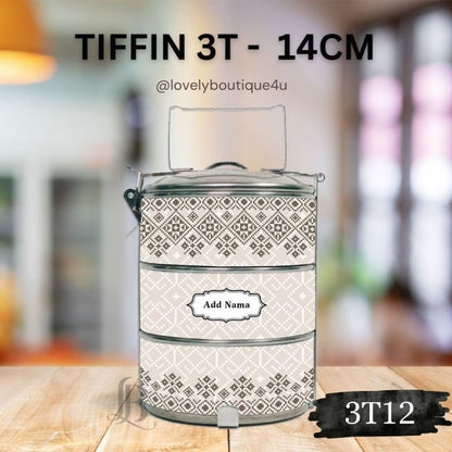 Mangkuk Tingkat Custom 14 cm – 3 Tingkat