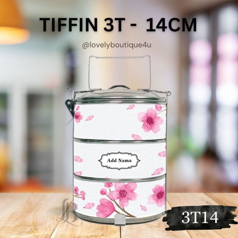 Mangkuk Tingkat Custom 14 cm – 3 Tingkat