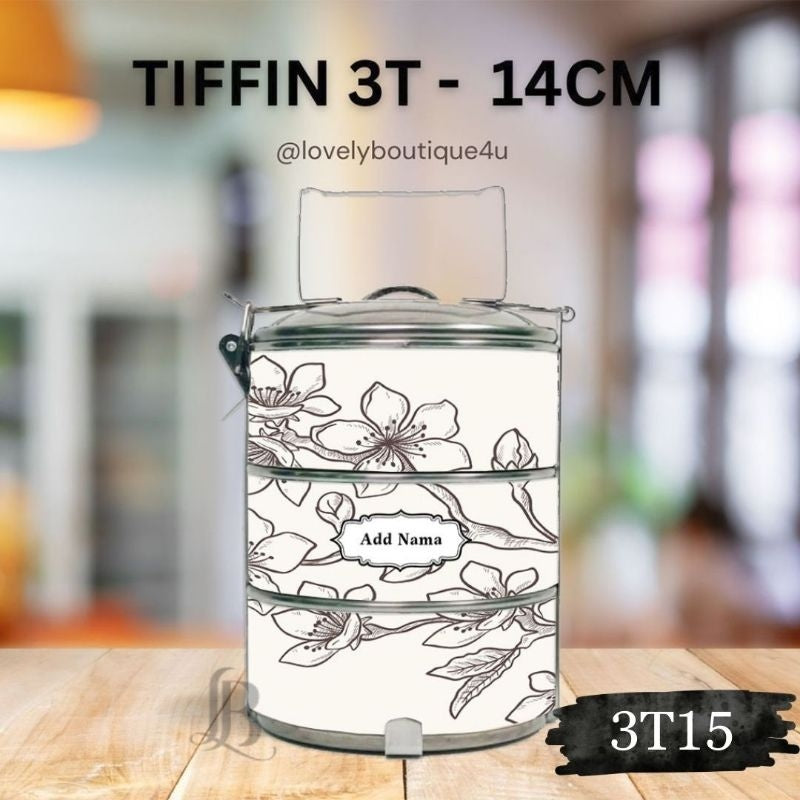 Mangkuk Tingkat Custom 14 cm – 3 Tingkat