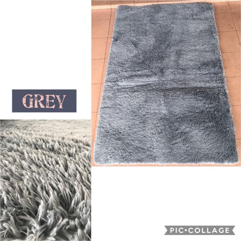 Karpet Bulu Gebu Dual Tone