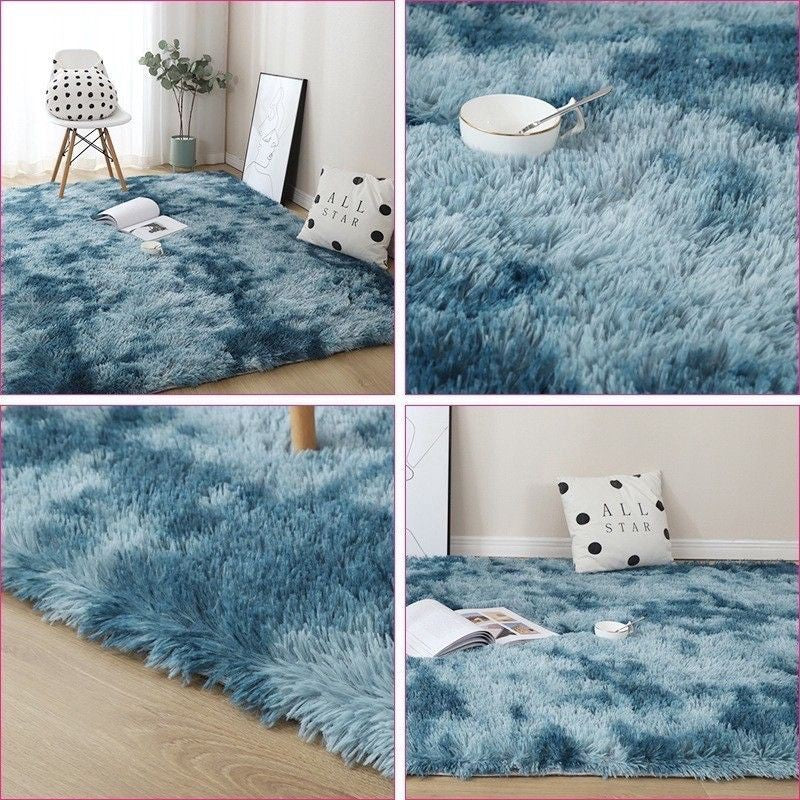 KARPET BULU GEBU PELBAGAI SAIZ READY STOCK FLUFFY CARPET DUAL TONE SHAGGY CARPET / GEBU SUPER FLUFFY HARGA KILANG