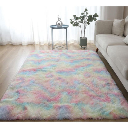 Karpet Bulu Gebu Dual Tone