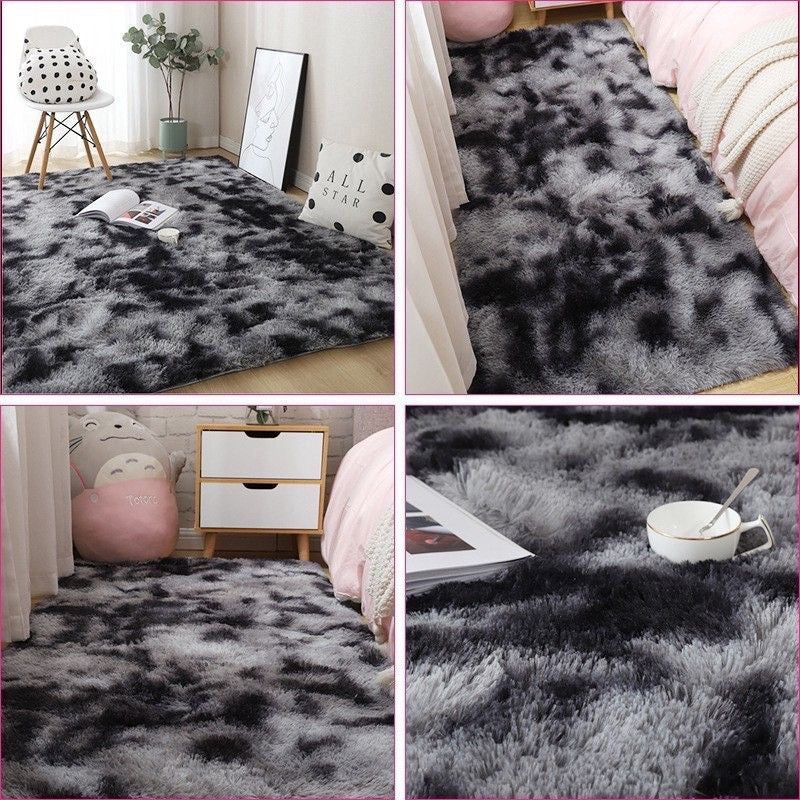 KARPET BULU GEBU PELBAGAI SAIZ READY STOCK FLUFFY CARPET DUAL TONE SHAGGY CARPET / GEBU SUPER FLUFFY HARGA KILANG