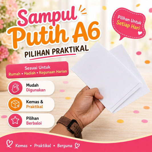 Sampul Putih A6