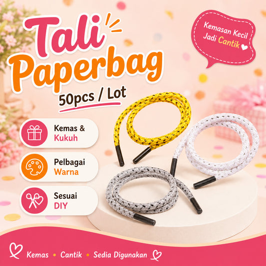 Tali Beg Kertas (50 unit)
