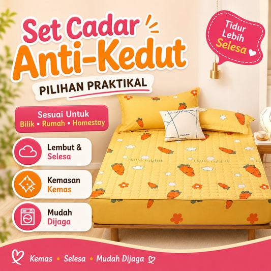 Cadar Anti-Kedut Bercorak