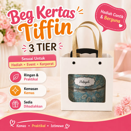 Paper Bag Mangkuk Tingkat (2/3 Tingkat)