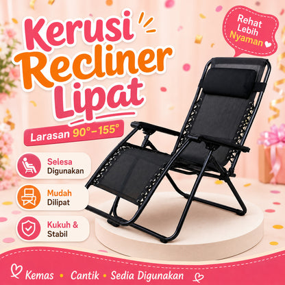 KERUSI MALAS HARGA BORONG / FOLDABLE CHAIR / LAZY CHAIR / RECLINING CHAIR / KERUSI LIPAT 懒椅子