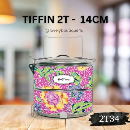 Mangkuk Tingkat Custom 14 cm – 2 Tingkat
