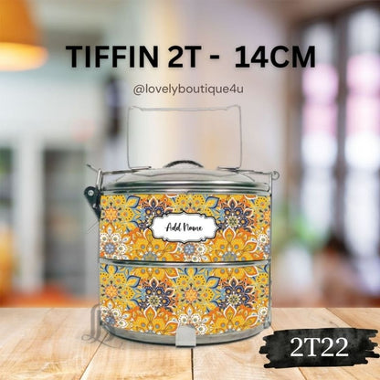 Mangkuk Tingkat Custom 14 cm – 2 Tingkat