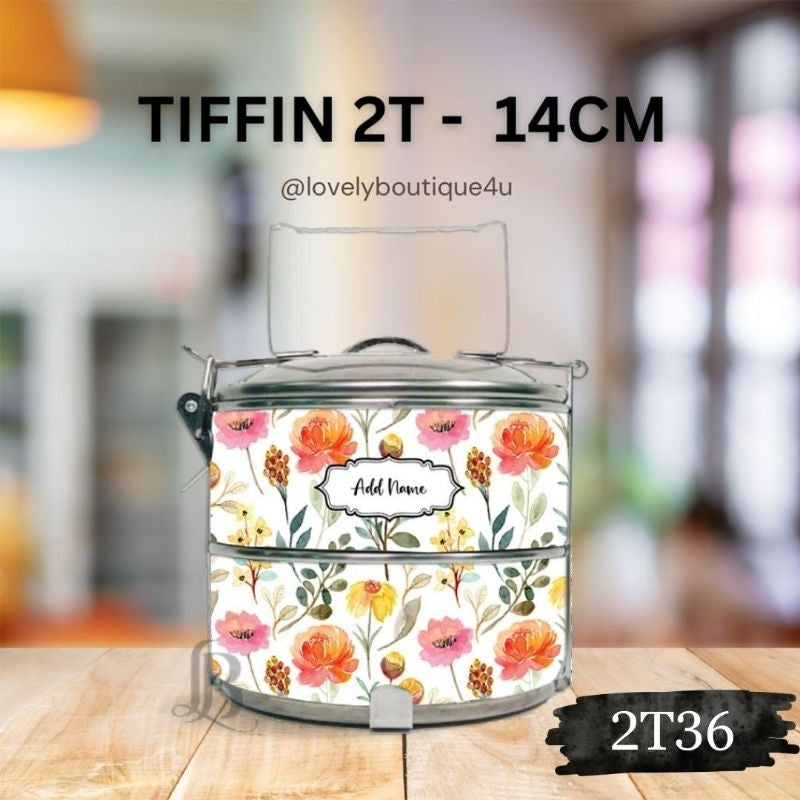 Mangkuk Tingkat Custom 14 cm – 2 Tingkat