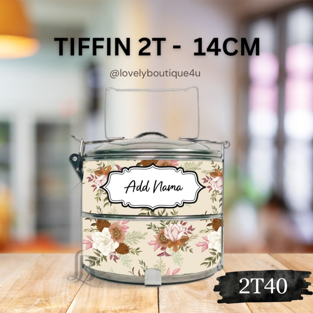 Mangkuk Tingkat Custom 14 cm – 2 Tingkat