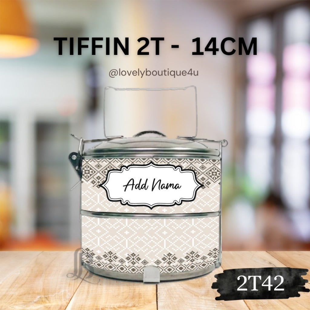 Mangkuk Tingkat Custom 14 cm – 2 Tingkat