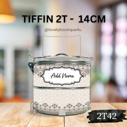Mangkuk Tingkat Custom 14 cm – 2 Tingkat
