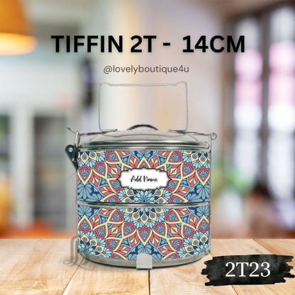 Mangkuk Tingkat Custom 14 cm – 2 Tingkat