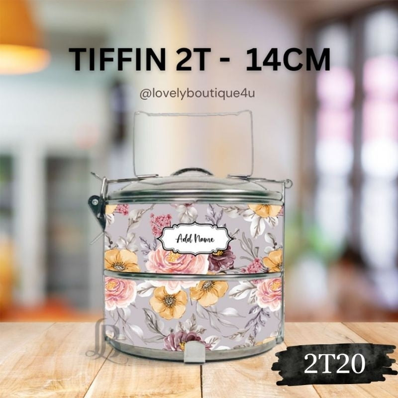 Mangkuk Tingkat Custom 14 cm – 2 Tingkat