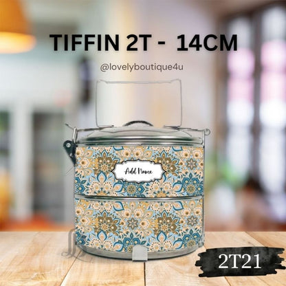 Mangkuk Tingkat Custom 14 cm – 2 Tingkat