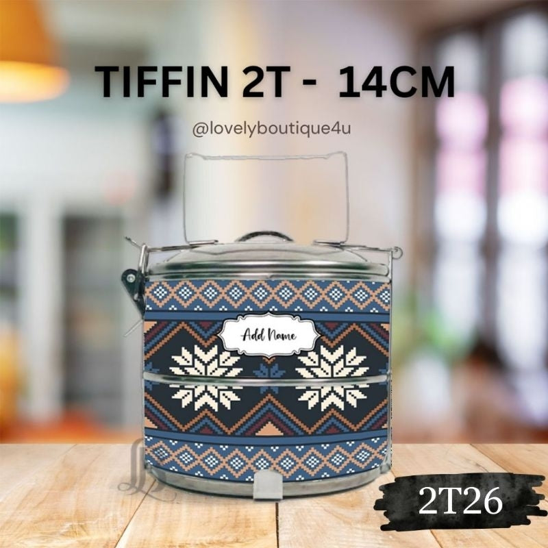 Mangkuk Tingkat Custom 14 cm – 2 Tingkat
