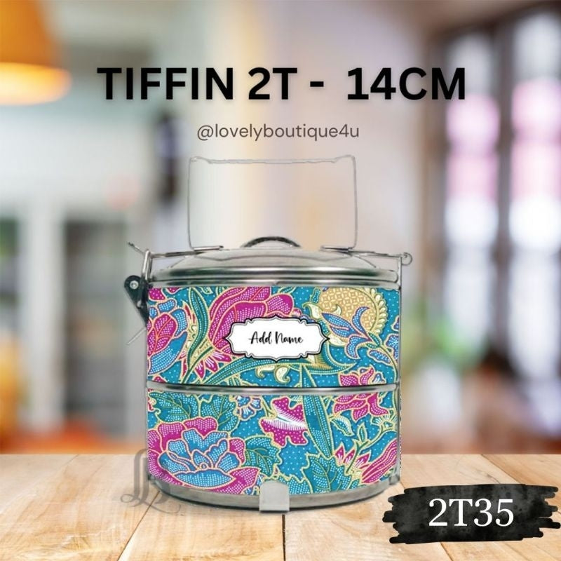 Mangkuk Tingkat Custom 14 cm – 2 Tingkat