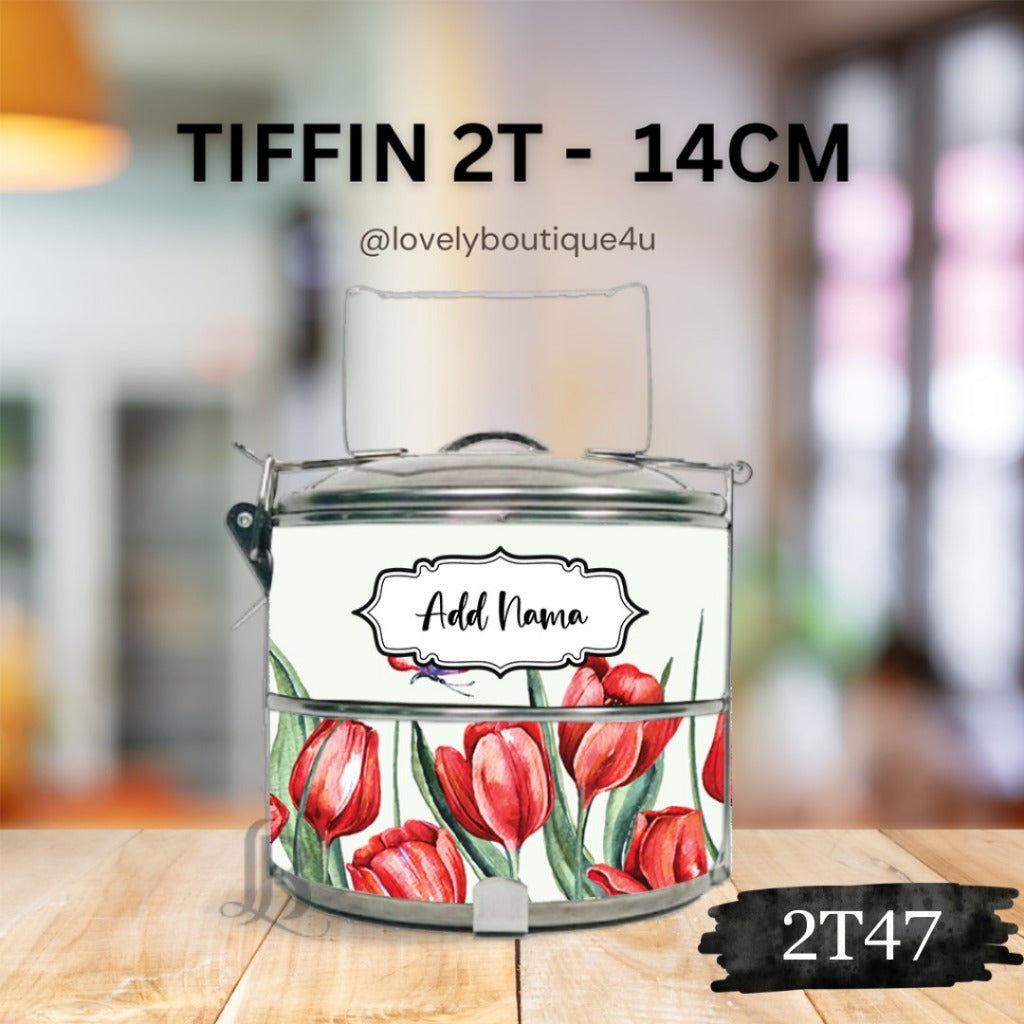 Mangkuk Tingkat Custom 14 cm – 2 Tingkat