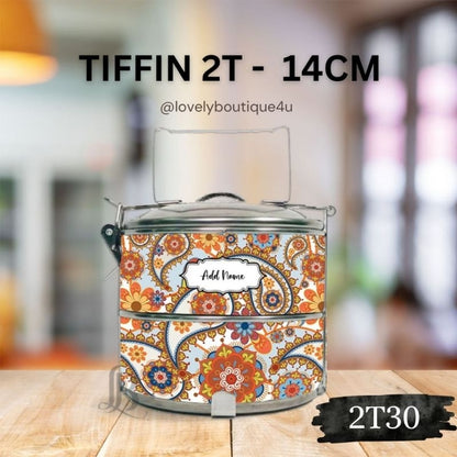 Mangkuk Tingkat Custom 14 cm – 2 Tingkat