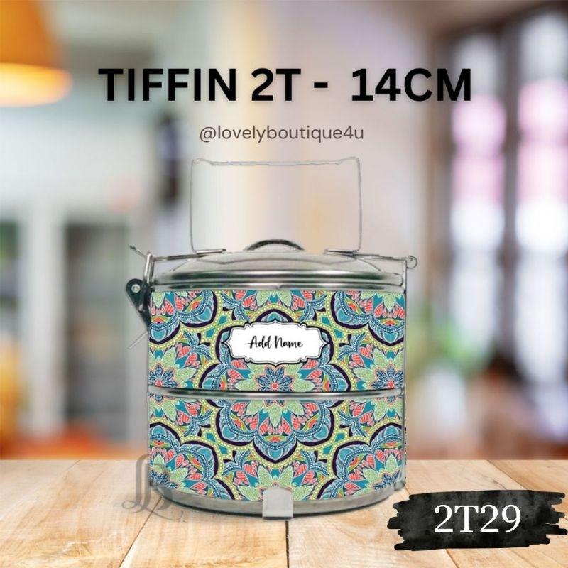 Mangkuk Tingkat Custom 14 cm – 2 Tingkat