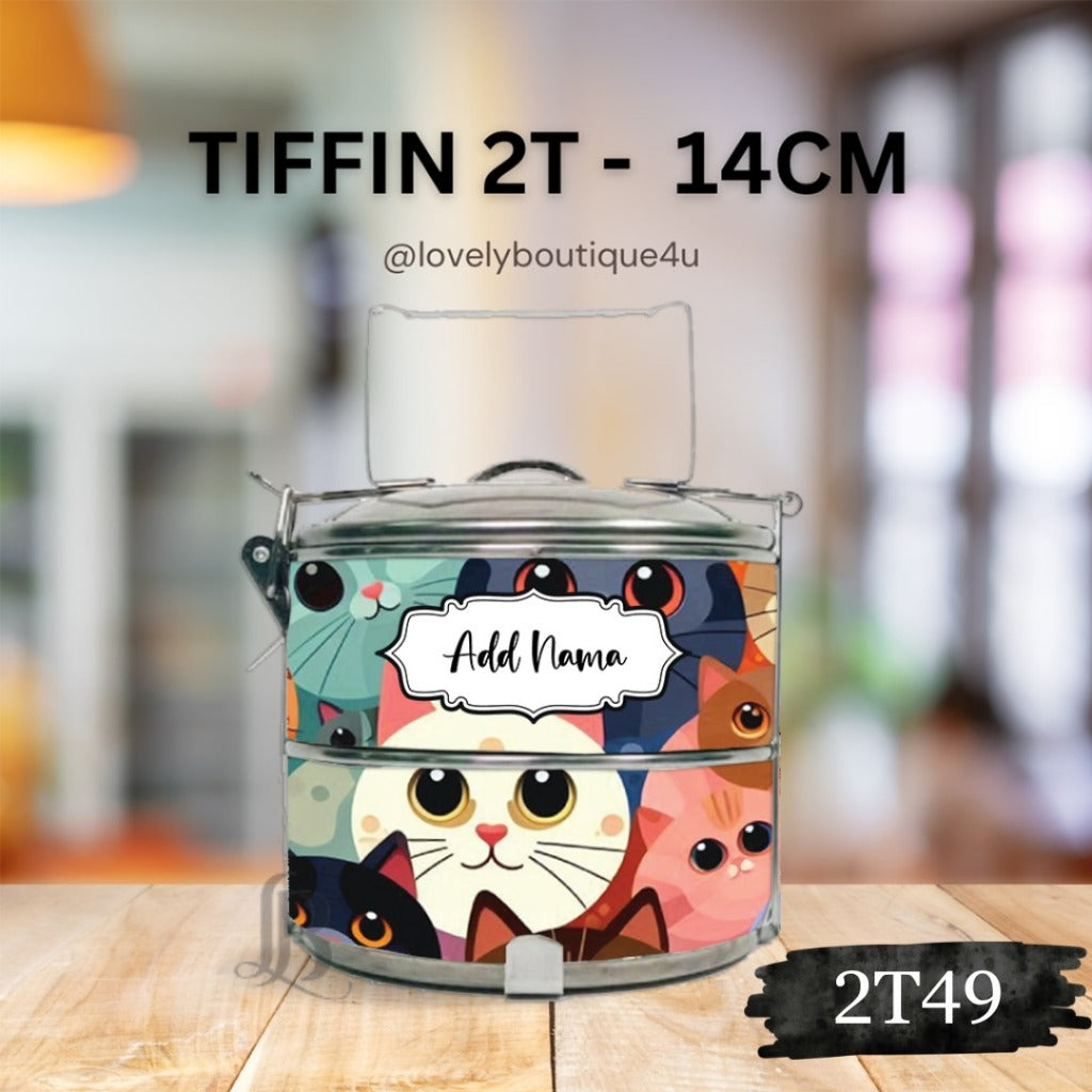 Mangkuk Tingkat Custom 14 cm – 2 Tingkat