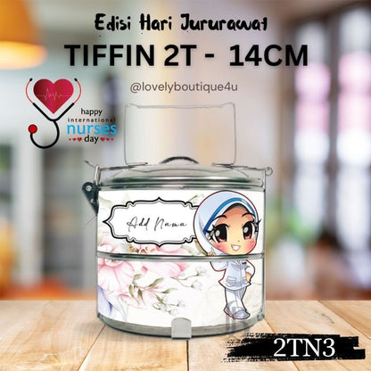 Mangkuk Tingkat Custom 14 cm – 2 Tingkat
