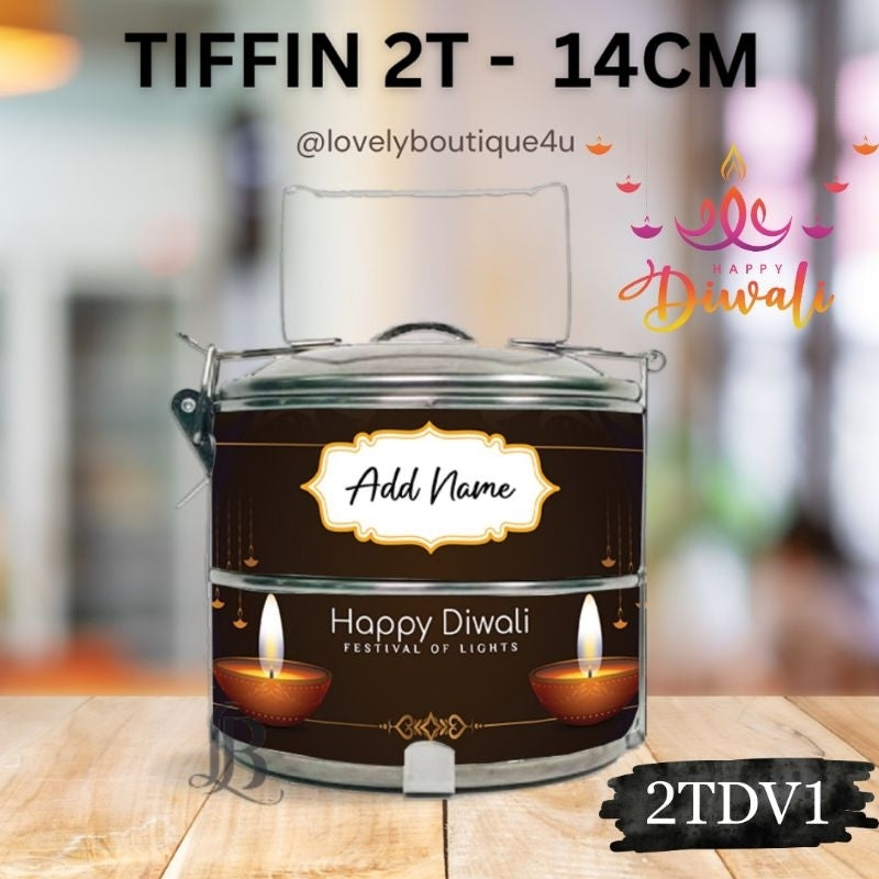 Mangkuk Tingkat Custom 14 cm – 2 Tingkat