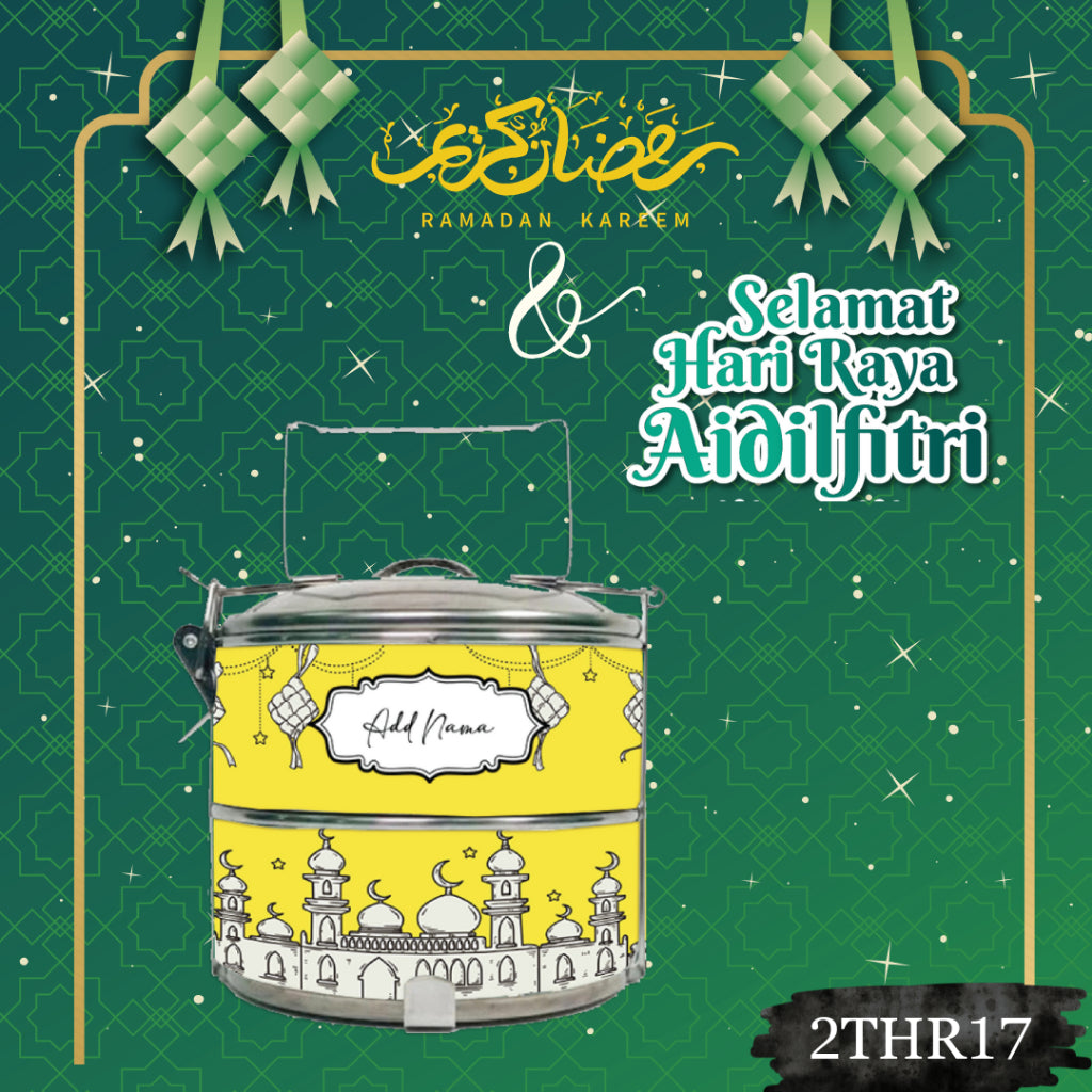 Mangkuk Tingkat Custom 14 cm – 2 Tingkat