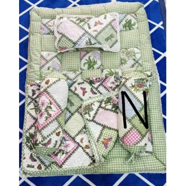 Set Tilam Bayi Patchwork 5-dalam-1