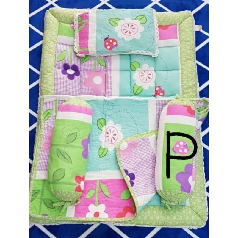 Set Tilam Bayi Patchwork 5-dalam-1