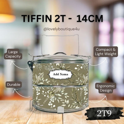 Mangkuk Tingkat Custom 14 cm – 2 Tingkat