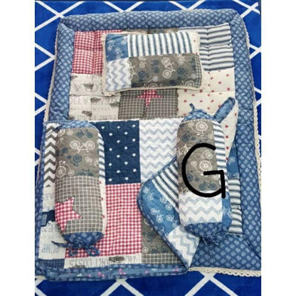 Set Tilam Bayi Patchwork 5-dalam-1