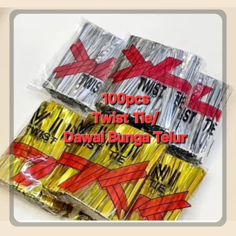Dawai Twist Tie Bunga Telur