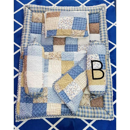 Set Tilam Bayi Patchwork 5-dalam-1