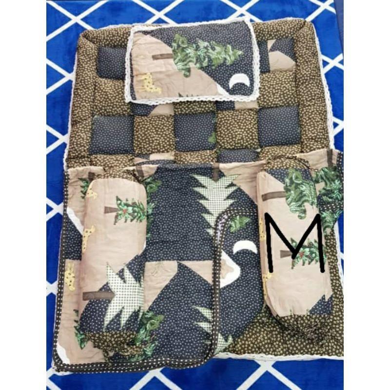 Set Tilam Bayi Patchwork 5-dalam-1